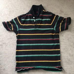 Vintage striped Air Jordan polo shirt